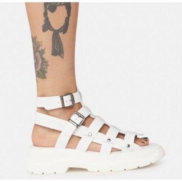 Free People Gia Gladiator Sandals Size EU 38/US 7.5 MSRP: $198 Leather - Picture 1 of 14